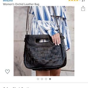 Bed Stu woven leather bag